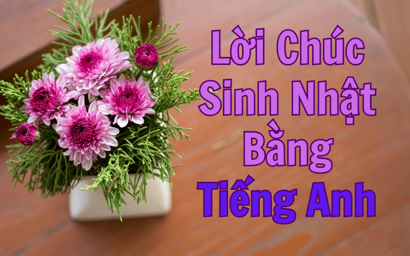 Lời Chúc Sinh Nhật Bằng Tiếng Anh