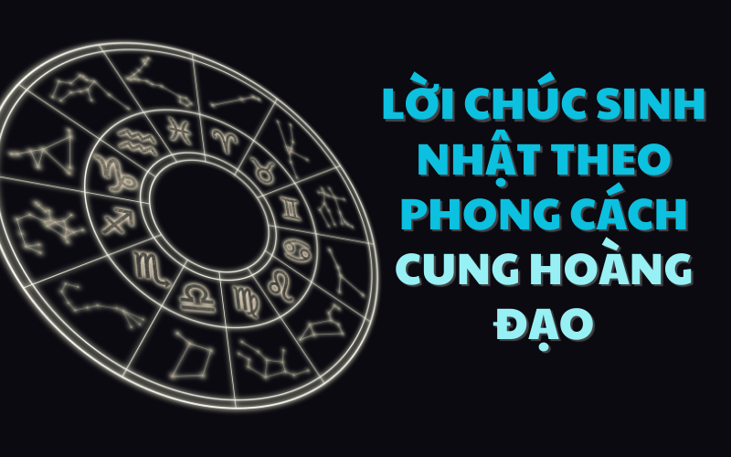 sinh nhật theo phong cách cung hoàng đạo