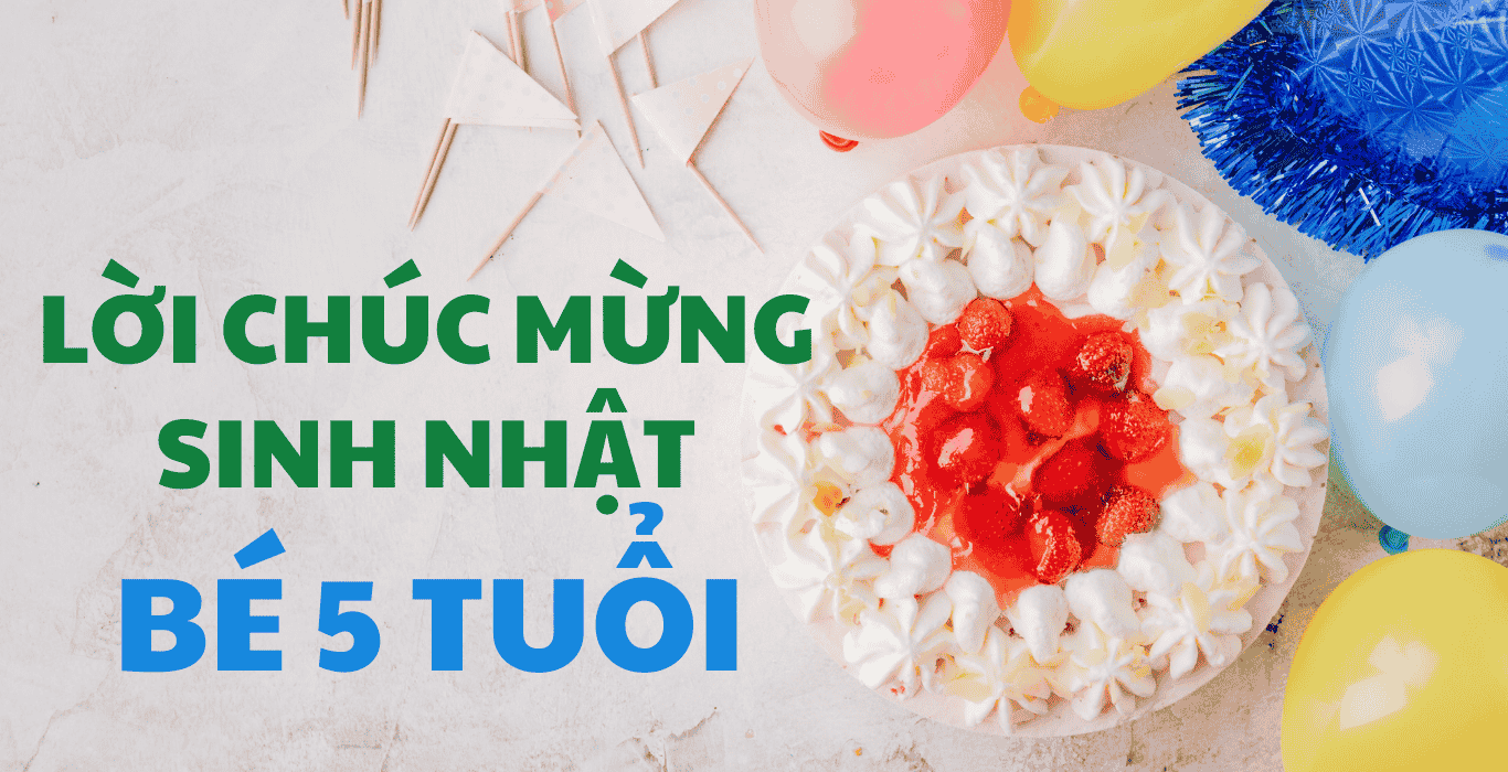 sinh nhật bé 5 tuổi