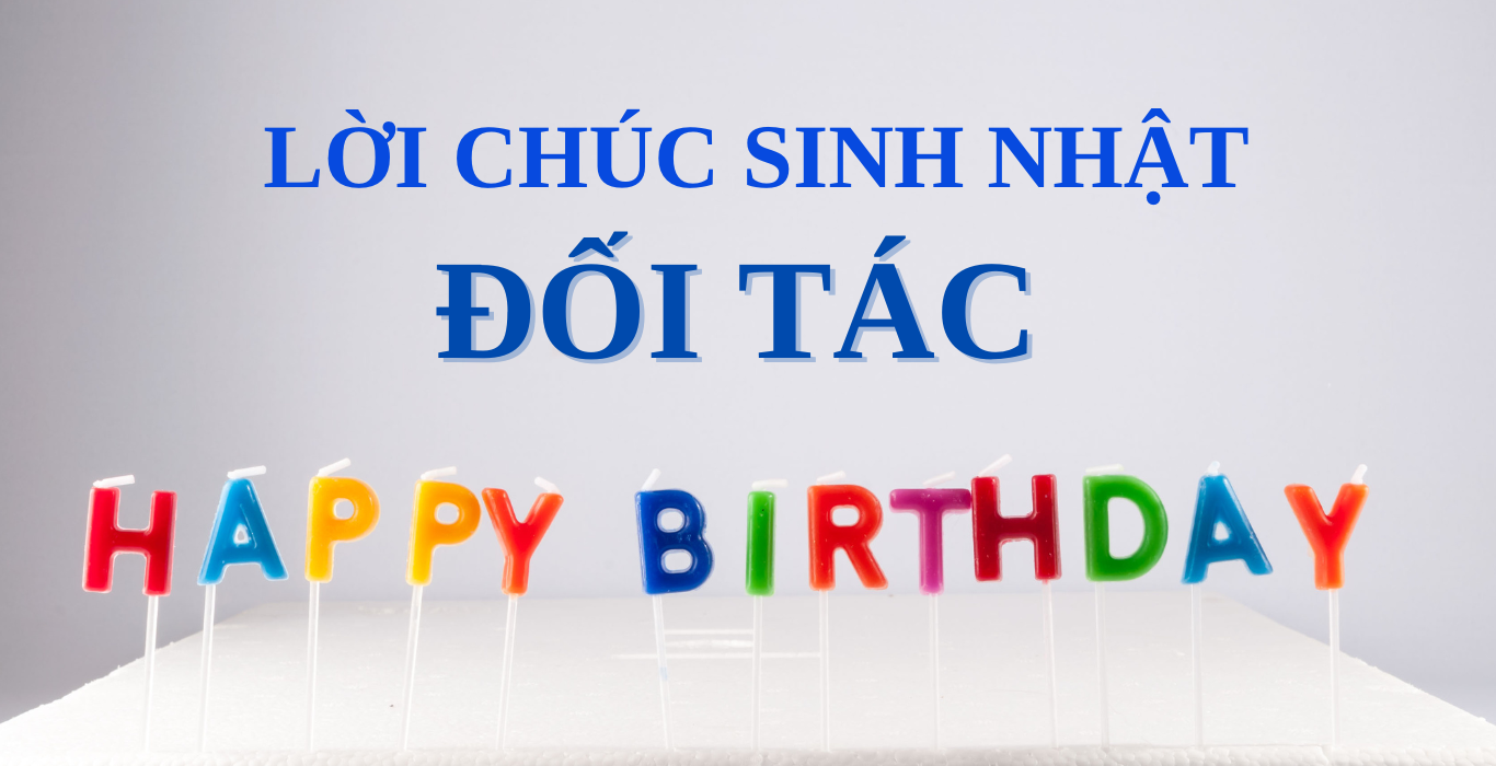 lời chúc sinh nhật đối tác